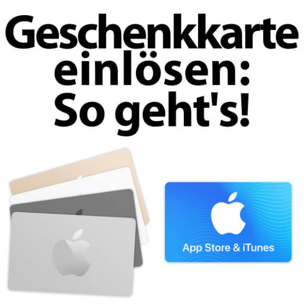 Apple Geschenkkarte Einl Sen Itunes App Store Und Mehr Sir Apfelot