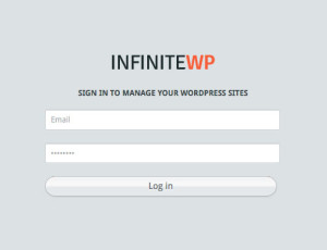 infiniteWP Login