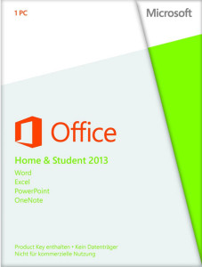 Microsoft Office Home and Student 2013 PC