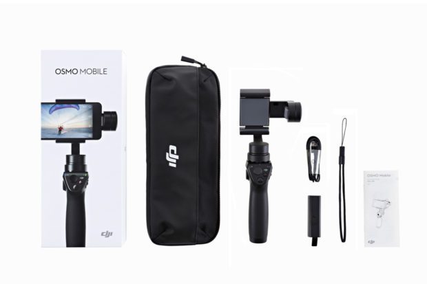 Lieferumfang des DJI Osmo Mobile Gimbal