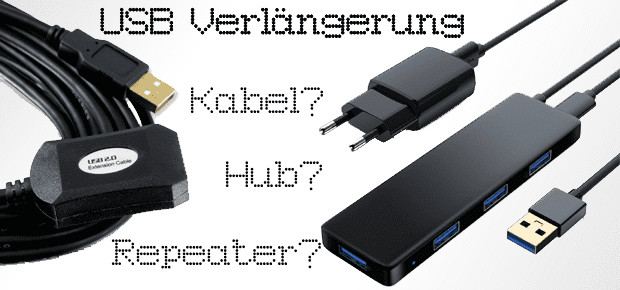 usb verlaengerung aktiv passiv 5 meter 10 m kabel hub repeater ratgeber frage antwort