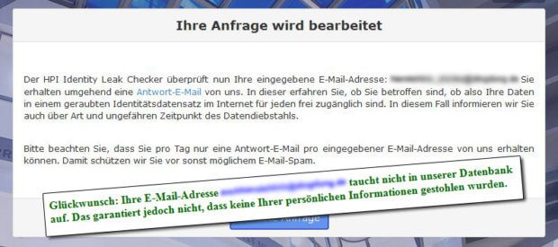 Identity Leak Check, wurde meine E-Mail gehackt? Wurde mein Konto gehackt und meine Identität geklaut? Test