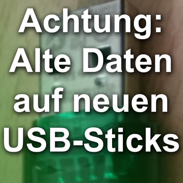 Alte Smartphone-Daten auf neuem Speicherstick