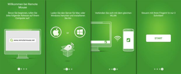 Tutorial der Remote Mouse App 