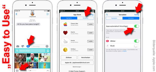iMessage Sticker installieren 