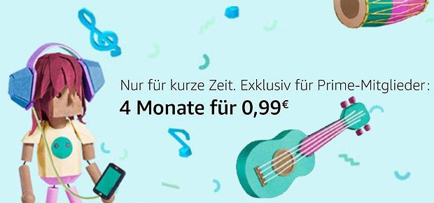 Amazon Music Unlimited Probe-Abo 2017