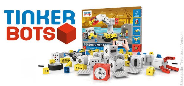 Die Tinkerbots Roboter Sets findet ihr auf Amazon. Informationen und Alternativen gibt's in diesem Beitrag!