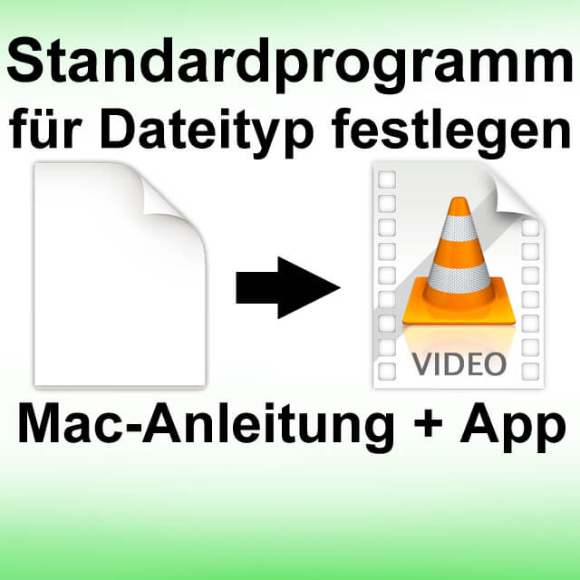 Dateitypen einer App zuweisen, Apple Mac, iMac, MacBook