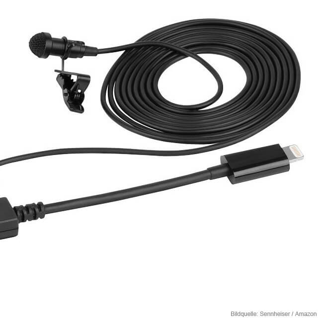 Sennheiser Digital ClipMic Lavalier Ansteckmikro für Apple iOS