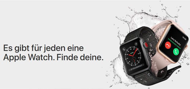 Screenshot aus dem Apple Onlineshop - alle neuen Geräte sowie deren technische Daten könnt ihr bereits einsehen.