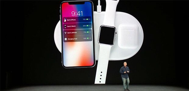 Ein Ladegerät nach QI-Standard ist ideal zum kabellosen Laden von iPhone X, 8 und 8 Plus. Spätestens ab 2018 soll es dann AirPower geben, eine Technologie zum gleichzeitigen Aufladen mehrerer Geräte auf einer Ladestation. Cooler wäre natürlich der Name "Apple Juice" ;)