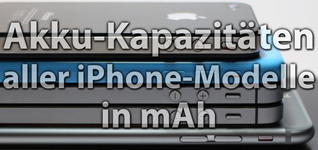 Die Apple iPhone Akku-Kapazität (mAh) aller Modelle findet ihr in diesem Beitrag. Auf Sir-Apfelot.de bekommt ihr auch die Werte von iPad, Apple Watch und Co. Wenn ihr euer Modell nicht genau zuordnen könnt, findet ihr auch entsprechend die Modellnummer in jedem Ratgeber. iPhone Xs Akku mAh 2018 iPhone 11 Pro Akku mah 2019