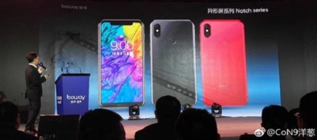 Die Notch Series von Boway ist eine offensichtliche iPhone X Kopie aus China, Quelle: MacRumors.com