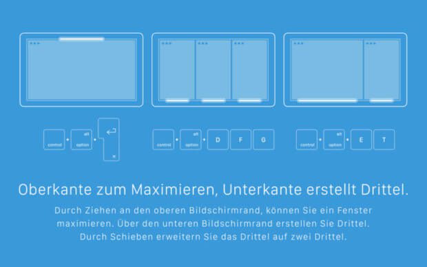 Fenster anklicken, nach unten ziehen und damit ein Drittel des Bildschirms ausfüllen. So ist kein pfriemeliges Ziehen der Fensterränder mehr nötig ;)