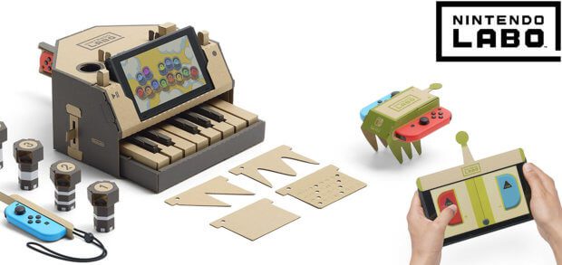 Nintendo Labo für die Switch-Konsole gibt es ab Ende April 2018 als sogenanntes Toy-Con Zubehör in Deutschland zu kaufen.