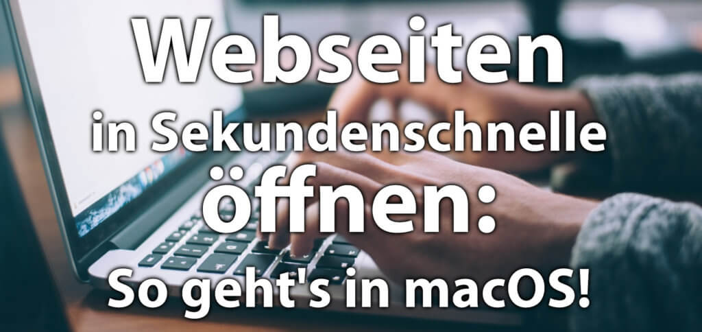 Ihr wollt eine Webseite, URL oder einen Link schnell öffnen ohne erst den Browser aufzumachen? Das geht per Spotlight und Dock-Verknüpfung!