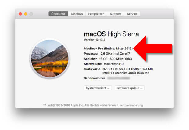 So findet ihr euer Apple Mac Modell bzw. die iMac- oder MacBook-Version heraus.