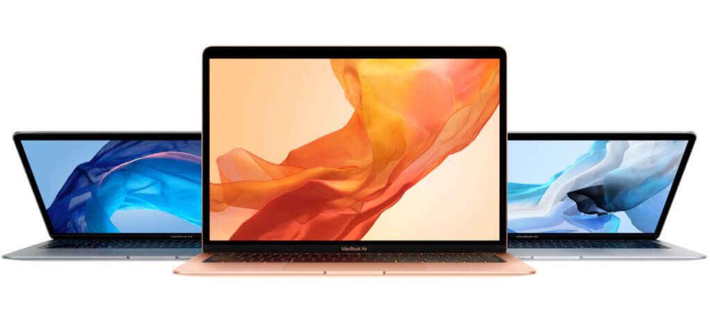 Das MacBook Air 2018 gibt es in drei Farben: Gold, Silber und Space Grau.