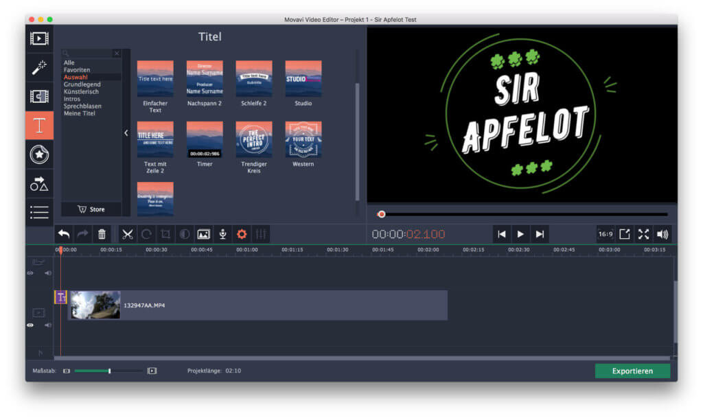In den letzten Tagen und Wochen hatte ich den Movavi Video Editor 5 für Mac im Test. Hier findet ihr meine Erfahrungen mit der Software.