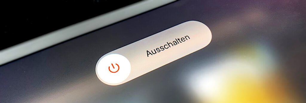 Was tun, wenn der iPad-Ausschalten-Slider nicht auf Berührungen reagiert? Hier die Lösung! (Foto: Sir Apfelot)