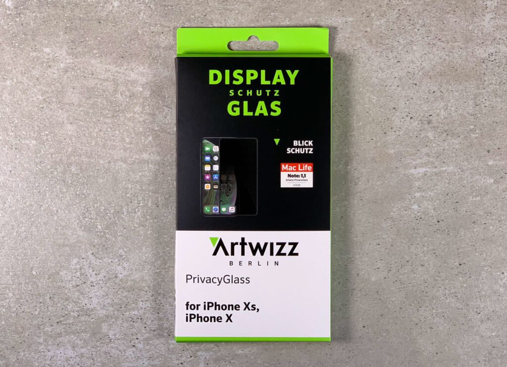 Das Blickschutz-Glas von Artwizz – schützt auch das Display vor Beschädigungen (Fotos: Sir Apfelot).