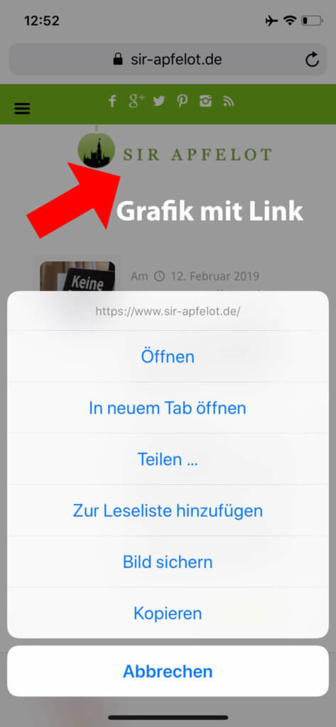 Denn weder bei einer Grafik mit Hyperlink lassen sich Infos abziehen...