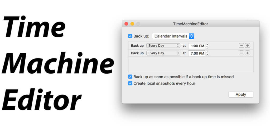 Die TimeMachineEditor App hilft euch dabei, das Time Machine Backup zeitlich zu planen. Neben dem Editor mit individuellen Zeitplänen gibt es aber auch noch Asimov - eine der auf Entwickler spezialisierten Apps.