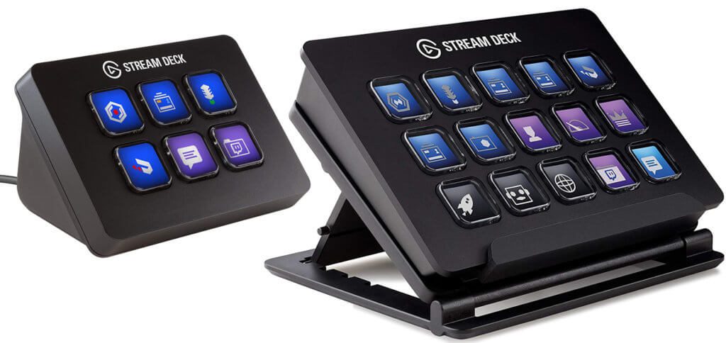 Das Elgato Stream Deck als Equipment für YouTube- und Twitch-Streamer ist ideal, um Zubehör zu steuern sowie Video-Effekte, Bauchbinden, Bumper und mehr einzublenden.