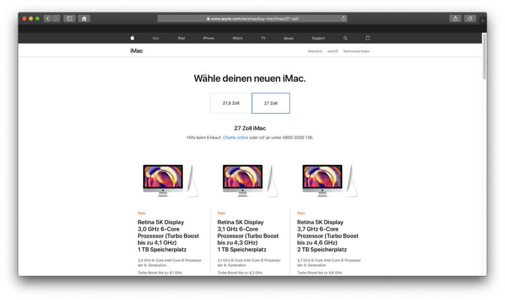 Welcher ist der richtige iMac für mich? Welche Größe sollten Bildschirm, Festplatte, Arbeitsspeicher und Grafikkarte haben? Hier findet ihr eine Antwort auf jede Frage!