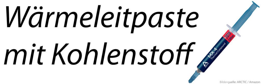 Eine gute Flüssigmetall-Wärmeleitpaste-Alternative ist die ARCTIC MX-4 Edition 2019 mit Kohlenstoff. Laut Kundenrezensionen senkt sie die CPU- und GPU-Temperatur unter Last enorm.