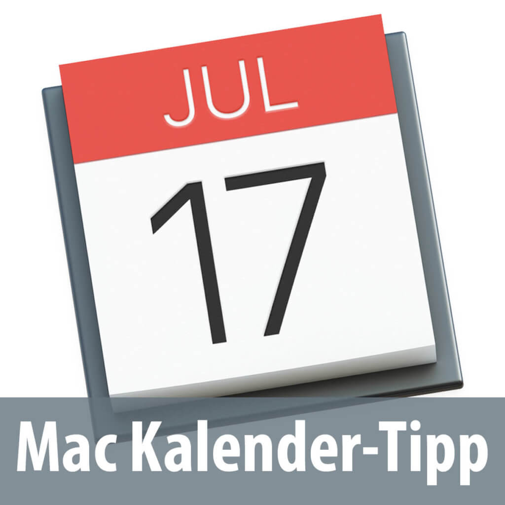 Mac Kalender-Tipp