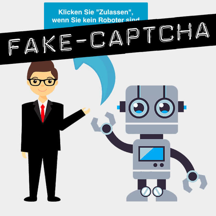 Fake-Captcha will Admin-Rechte erschleichen