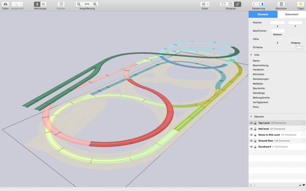 Die RailModeller Pro App für den Apple Mac bringt moderne Möglichkeiten zum Planen, Bauen und Steuern der Eisenbahnplatte mit.