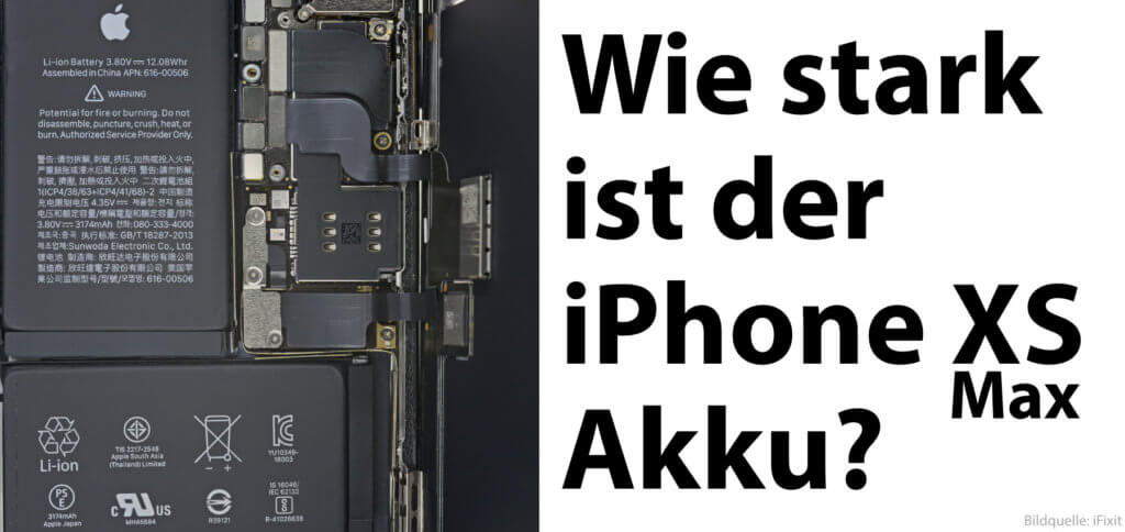 Die Apple iPhone XS Max Akku-Kapazität in mAh (Nennkapazität) und auch die Werte in V und Wh findet ihr hier. Dazu habe ich noch ein paar weitere Informationen gepackt.