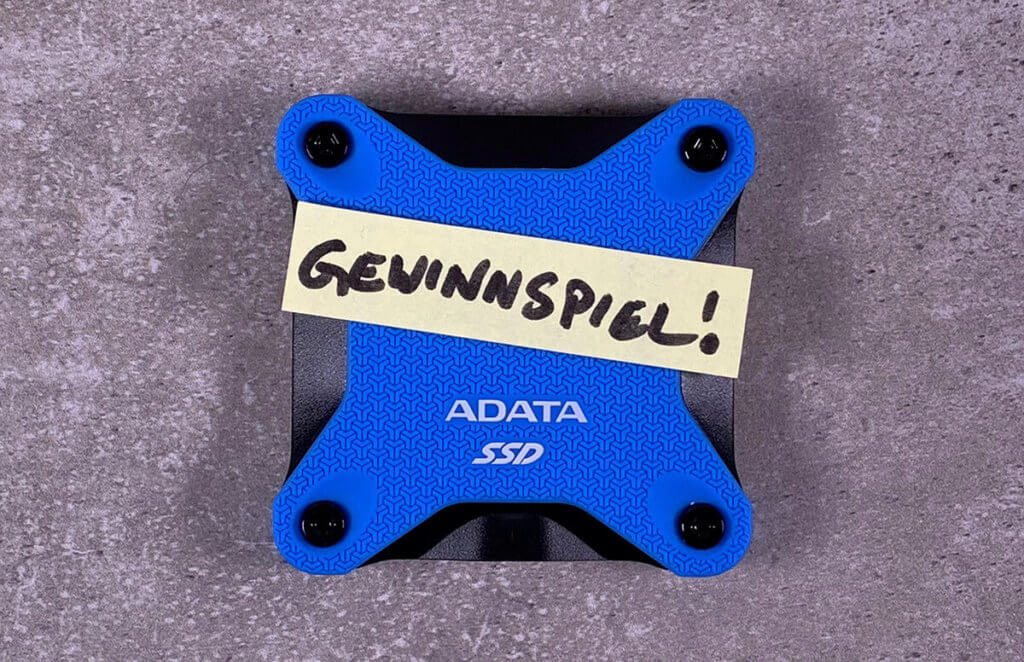 Gewinne die ADATA SSD SD600Q mit 480 GB – gebraucht, aber dafür handgeprüft von Doc. Sir Apfelot. ;-)