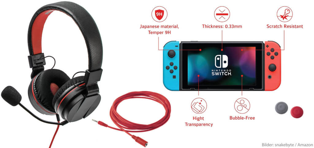 Das snakebyte GAMER:KIT S Sound & Protect ist nicht nur für Fortnite-Spieler/innen sinnvoll. Schutz, Headset und Kabel können von allen an der Konsole genutzt werden.