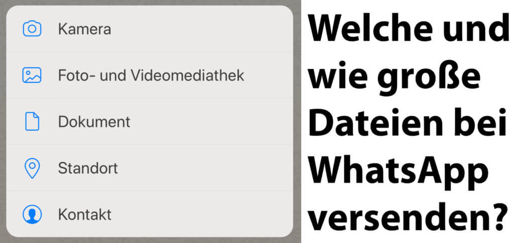 Maximale Dateigröße und Dateiformate, die man über WhatsApp versenden kann. Hier gibt's alle Infos über Dokumente, Größe, Sprachnachricht-Zeitlimit und mehr!
