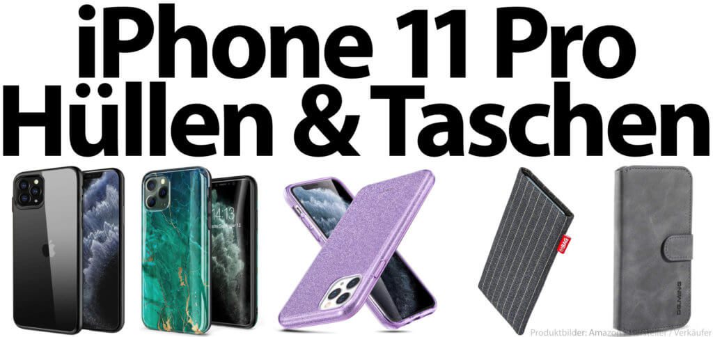 Die besten iPhone 11 Pro Hüllen und Taschen von Amazon findet ihr hier. Von Silikon und TPU über Leder, Kunstleder und PU hin zu Textilien wie Cord ist bei den Handyhüllen alles dabei.