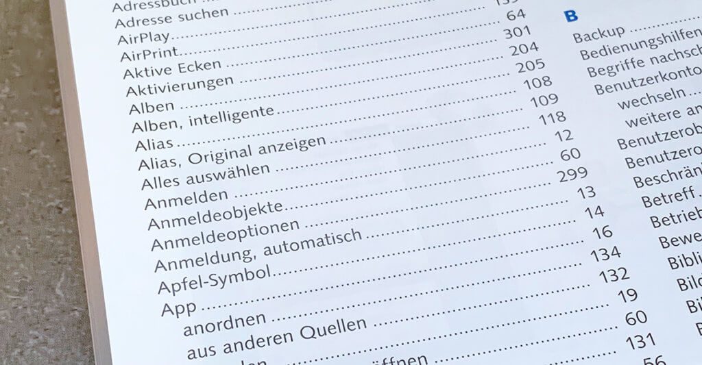 Man findeet keinen Eintrag zu APFS im Index des Buches. Für Einsteiger ist das aber kein Problem, denke ich.