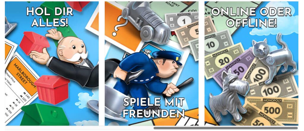 Die neue Monopoly App für iPhone, iPad und Android-Geräte findet ihr in den offiziellen Stores. Der kleine Preis für die 3D-App ist gerechtfertigt.