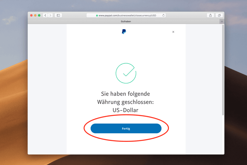 Paypal auf Euro umstellen 11