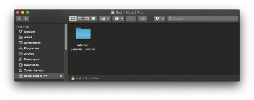 Den Speicher vom Android-Handy am Mac als Ordner anzeigen; das funktioniert mit MacDroid PRO einwandfrei.