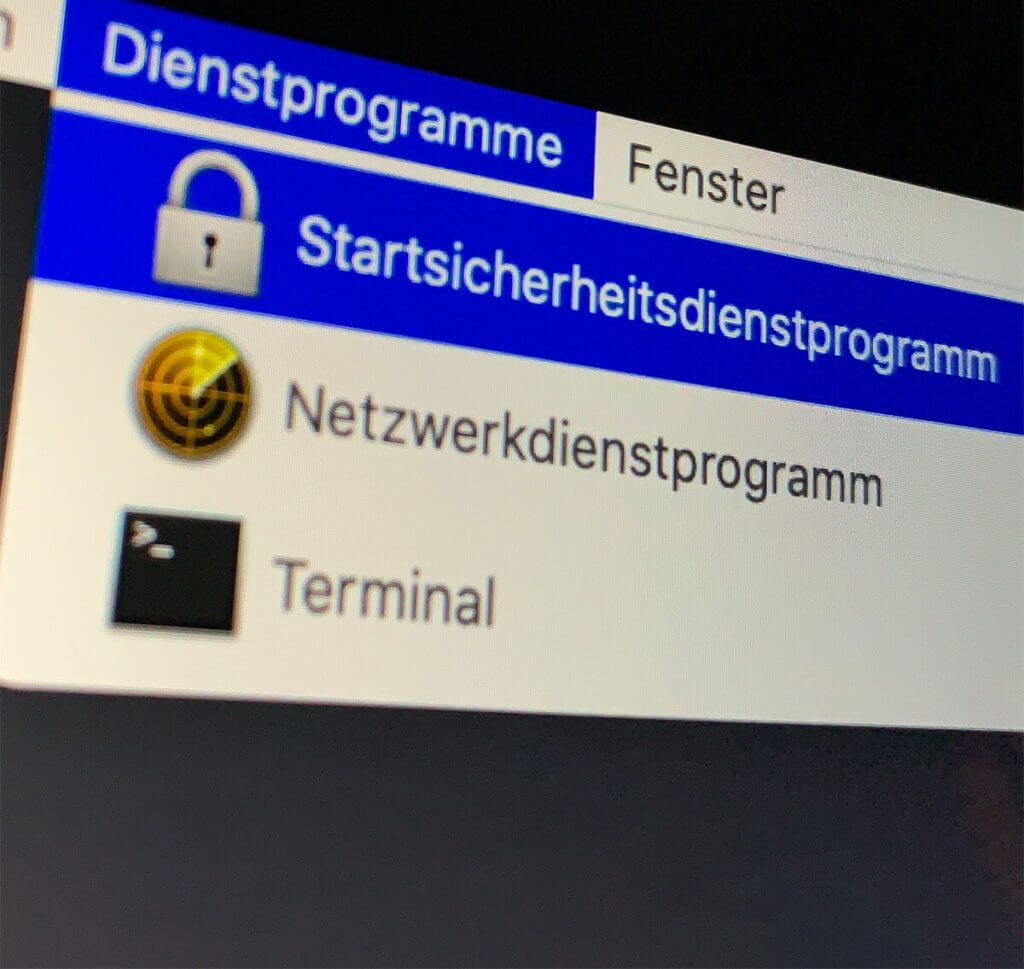 EFI Passwort am Mac festlegen