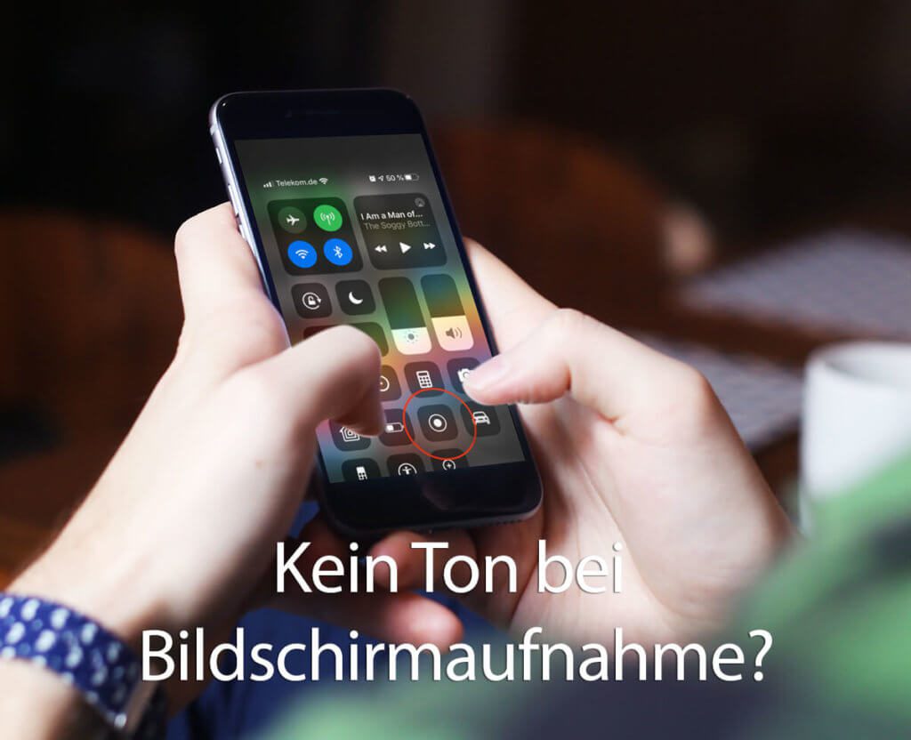 Wenn bei der Bildschirmaufnahme am iPhone kein Ton aufgezeichnet wird, sitzt die Ursache meistens vor dem Gerät.