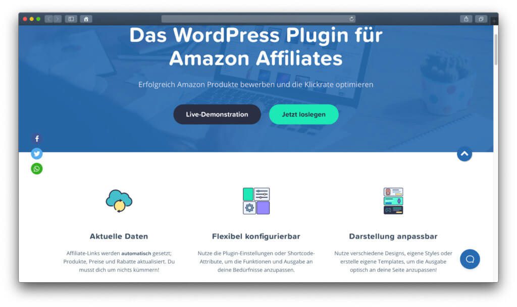 AAWP – Eins der wichtigsten WordPress Plugins, wenn ihr fürs Website Marketing auf Einnahmen aus Provisionslinks bauen wollt.