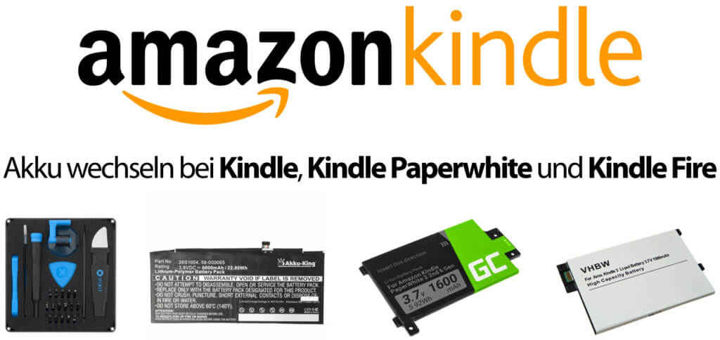 Anleitung: Akku tauschen bei allen Kindle-Modellen leicht umsetzbar. Jetzt selber den Amazon Kindle Akku wechseln, auch bei Paperwhite und Fire Modellen. Schritt-für-Schritt-Anleitungen, Videos und Ersatzakkus in diesem Ratgeber!