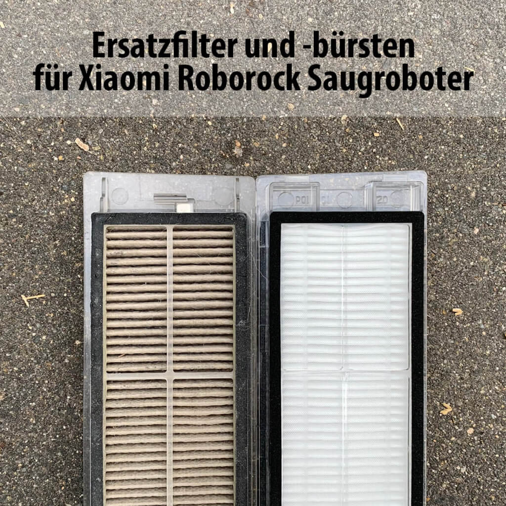 Ersatzfilter und Bürsten für den Roborock/Xiaomi Saugroboter