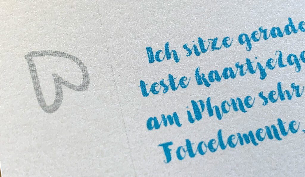 Mein Tipp für Einsteiger: Übertreibt es nicht mit der Schriftauswahl. Diese hier ist viel zu klein und zu verschnörkelt und dadurch schwer zu lesen.