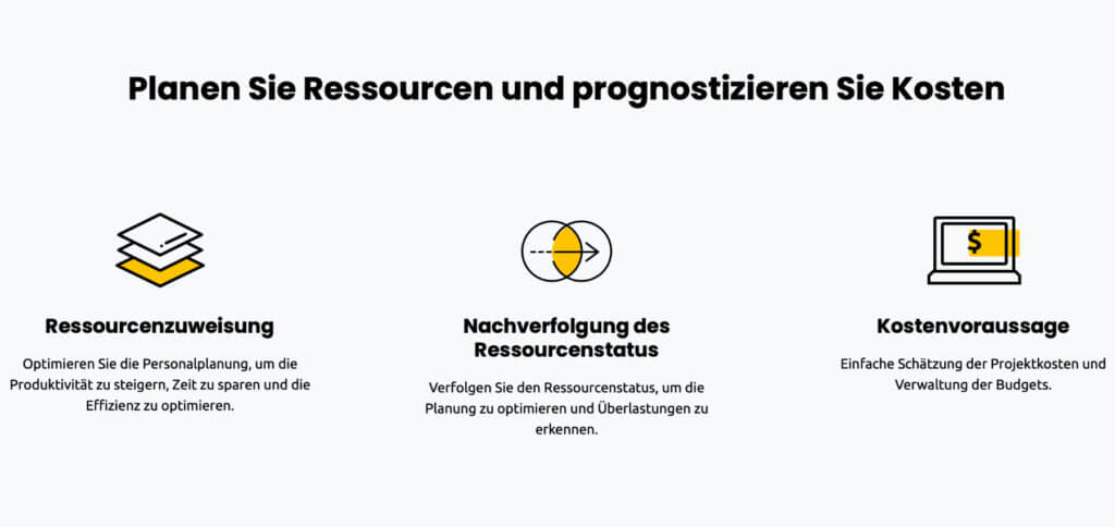 Von der Planung bis zum Abschluss hilft euch die App, euer Projekt reibungslos durchzuführen.