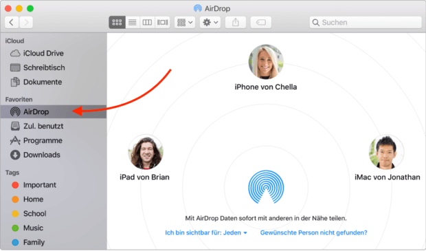Wie Kann Man Airdrop Name ändern Was ist Apple AirDrop und wie benutze ich es? » Sir Apfelot
